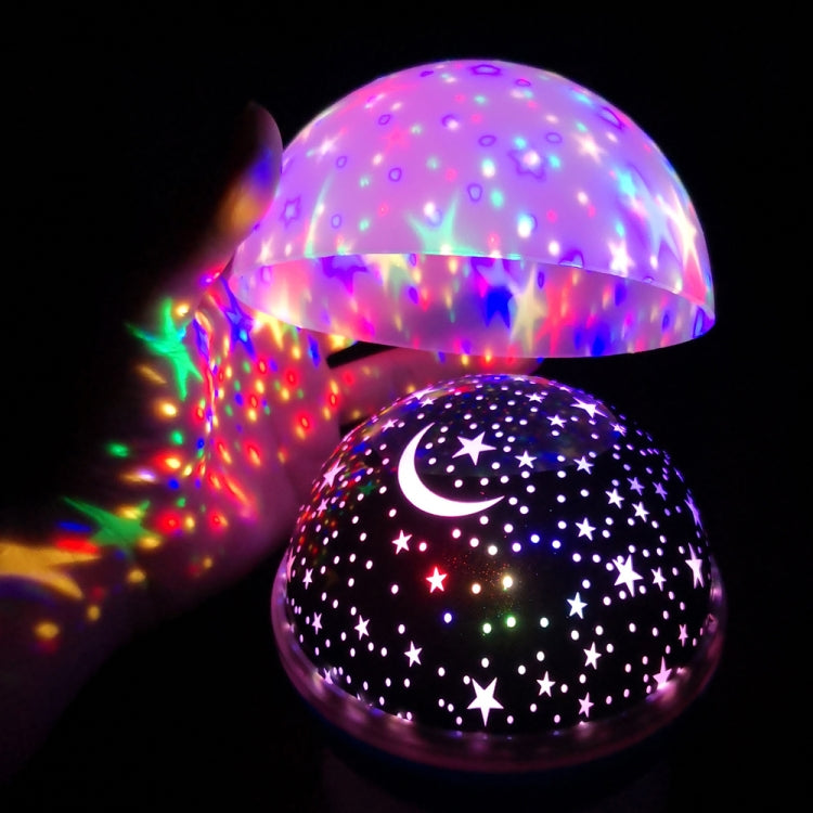 Stars Starry Sky LED Battery USB Night Light Projector Luminaria Moon Novelty Table Night Lamp for Children, Blue, Pink, Purple