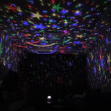 Stars Starry Sky LED Battery USB Night Light Projector Luminaria Moon Novelty Table Night Lamp for Children, Blue, Pink, Purple