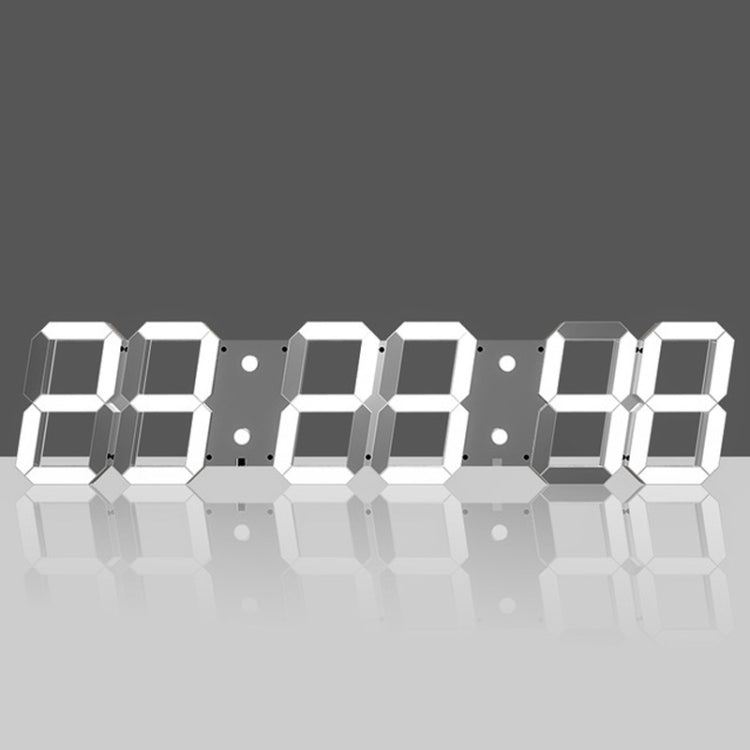 Multifunctional LED Wall Clock Creative Digital Clock, Hollow Remote Control, Sealed Box Remote Control