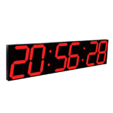 Multifunctional LED Wall Clock Creative Digital Clock, Hollow Remote Control, Sealed Box Remote Control
