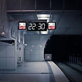 LED Large Screen Digital Electronic Clock Remote Control Double-sided Wall Clock