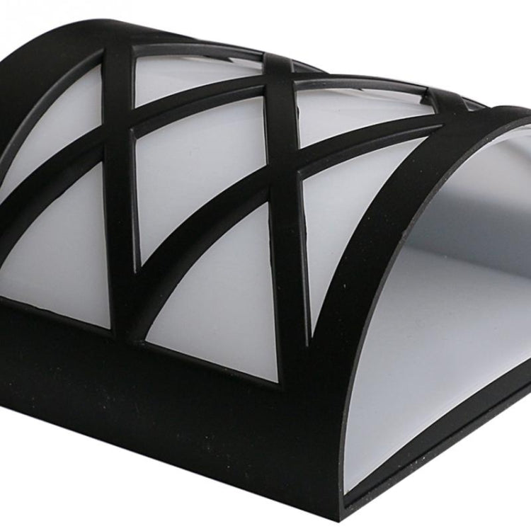 Solar Powered LED Wall Light Outdoor Waterproof Energy Saving Street Garden Lamp, White Light, Warm White