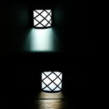 Solar Powered LED Wall Light Outdoor Waterproof Energy Saving Street Garden Lamp, White Light, Warm White