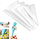 4 PCS Silicone Icing Piping Cream Pastry Bag Nozzle DIY Cake Decorating Tools, Cream Pastry Bag(Blue), Cream Pastry Bag(White), Cream Pastry Bag(Pink), Cream Pastry Bag(Green)