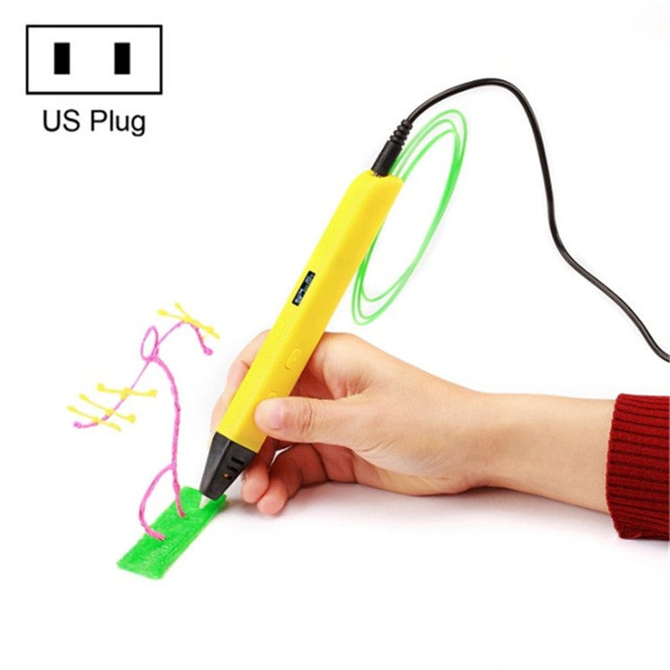 RP800A Childrens Educational Toys 3D Printing Pen, US Plug, EU Plug, AU Plug, UK Plug