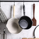 Thick Bottom Maifan Stone Household Small Frying Pan Non Stick Pan Deep Frying Pan, 20cm Black Without Cover, 20cm Beige Without Cover, 24cm Black Without Cover, 24cm Beige Without Cover, 26cm Black Without Cover, 26cm Beige Without Cover              ...