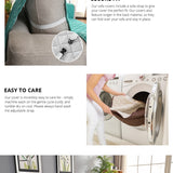 Reversible Machine Washable Sofa Couch Covers Anti-slip Recliner Sofa Protective Mat for Pet Dogs Cats, 55x196cm, 130x196cm, 190x196cm