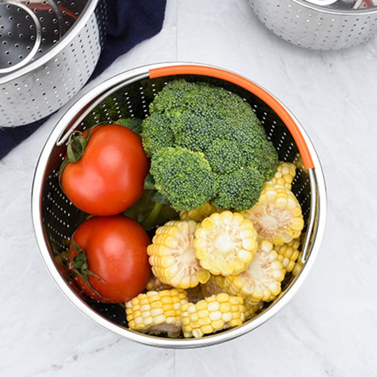 Stainless Steel Steaming Basket Plug-in Silicone Handle Pressure Cooker Steamer Kitchen Cooker Accessories, 3 Quarts, 6 Quarts, 8 Quarts