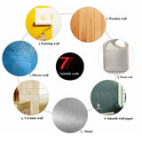 3D Acrylic Cat Mirror Wall Clock DIY Fashion Home Decoration