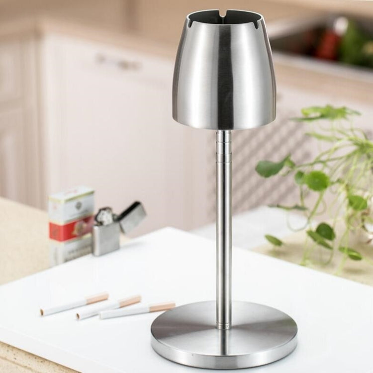 Telescopic Thickened Stainless Steel Windproof Ashtray, Windproof Ashtray
