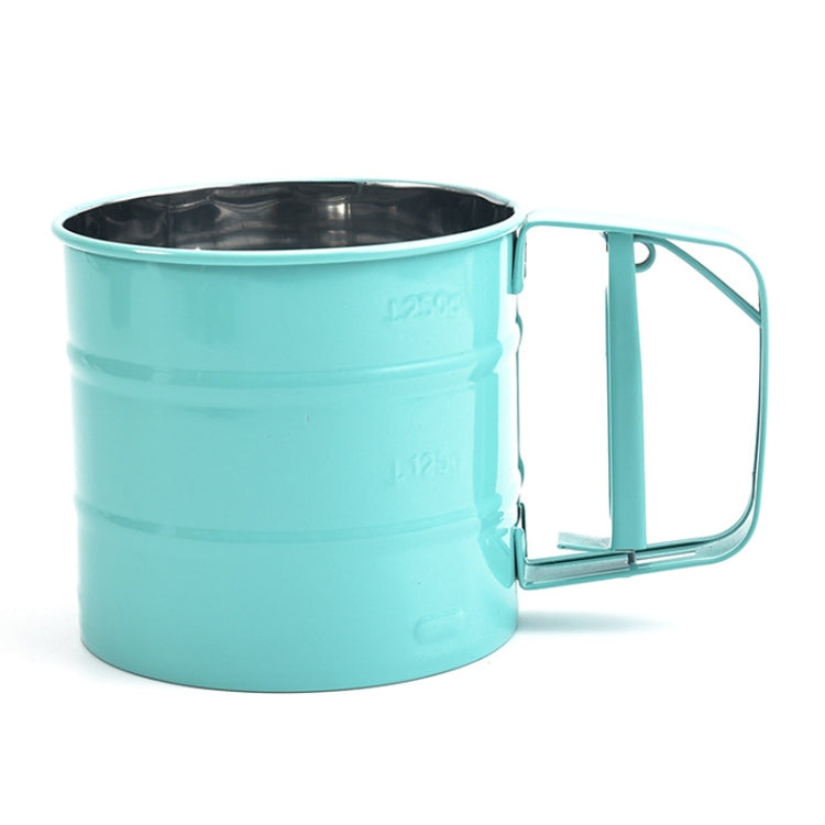 Stainless Steel Flour Sieve Baking Tool Hand-Pressed Flour Sieve