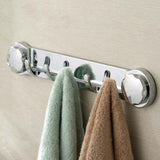 Suction Cup Hook Bathroom Towel Hook Multifunctional Row Hook, Multifunctional Row Hook