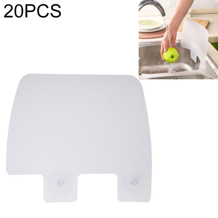 20 PCS Suction Cup Splash-proof Baffle Pool Partition Board Oil Baffle Plate, Splash-proof Baffle Splash-proof Baffle