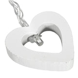 1.2m 10 LEDs Wooden Heart Christmas Party Outdoor Indoor Heart Decoration String Light
