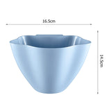 Kitchen Cupboard Back Garbage Bin Cabinet Door Garbage Trash Storage Hanging Trash Rack, Grey, Blue, Pink