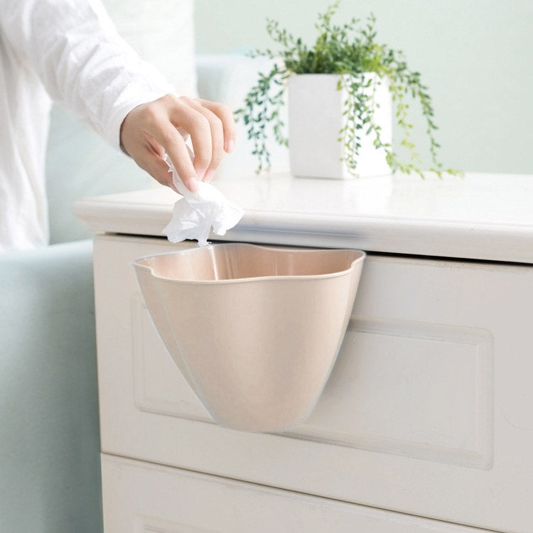 Kitchen Cupboard Back Garbage Bin Cabinet Door Garbage Trash Storage Hanging Trash Rack, Grey, Blue, Pink