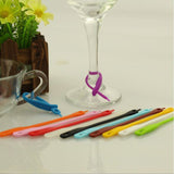 12 PCS / Set Wine Glass Recognizer Creative Silicone Wine Glass Mark, Rope Rope
