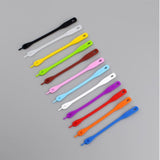 12 PCS / Set Wine Glass Recognizer Creative Silicone Wine Glass Mark, Rope