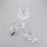 12 PCS / Set Wine Glass Recognizer Creative Silicone Wine Glass Mark, Rope