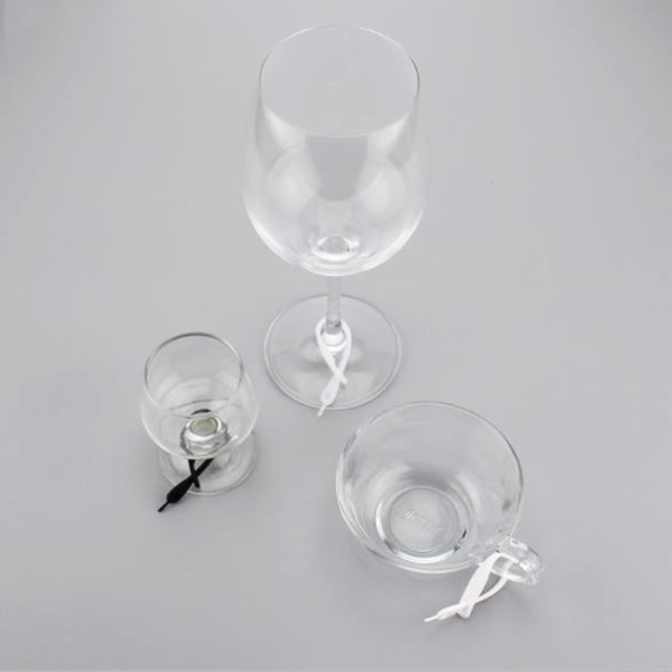 12 PCS / Set Wine Glass Recognizer Creative Silicone Wine Glass Mark, Rope