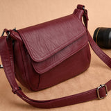 Summer Leather Luxury Handbags Female Shoulder Messenger Bag