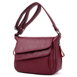 Summer Leather Luxury Handbags Female Shoulder Messenger Bag