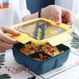 Lunch Box Simple Sealed Leak-proof Compartment Lunch Box, Color Random Delivery