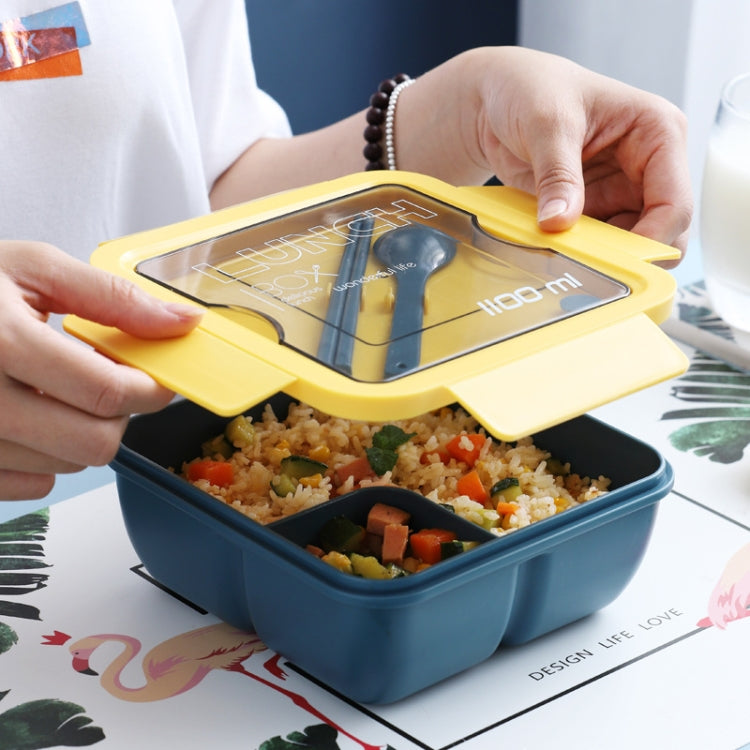 Lunch Box Simple Sealed Leak-proof Compartment Lunch Box, Color Random Delivery
