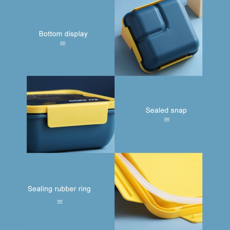 Lunch Box Simple Sealed Leak-proof Compartment Lunch Box, Color Random Delivery