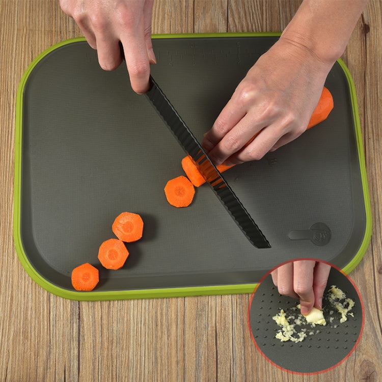 Multifunctional Anti-skid Double-sided Cutting Board Fruit Plastic Cutting Board, Square
