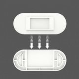 5pcs Outlet Holder Wall Mount Plug Board Socket Fixing Frame