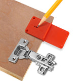 35 / 40mm Hinge Opening Positioner Hinge Template Drilling Positioning Plate, Hinge Opening Positioner