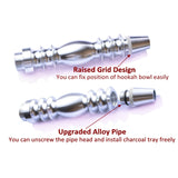 Square Acrylic Hookah Set