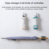 Umbrella Stand Behind Multifunctional Wall Hanging Umbrella Barrel Door, Umbrella Barrel