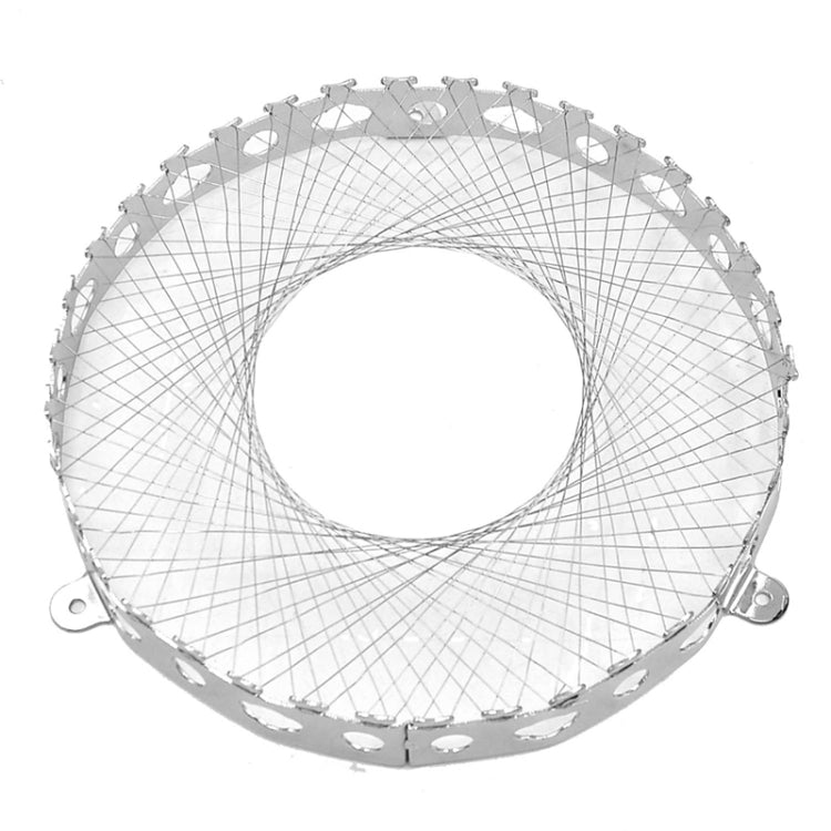 2 PCS Stainless Steel Gas Circle for Gas Cooker Fireproof Windproof Gas Energy Saving Hood Kitchen Accessories, Steel Gas Circle