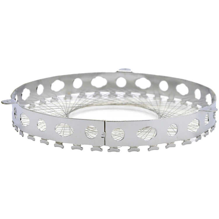 2 PCS Stainless Steel Gas Circle for Gas Cooker Fireproof Windproof Gas Energy Saving Hood Kitchen Accessories, Steel Gas Circle