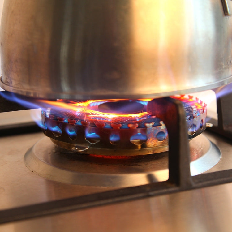 2 PCS Stainless Steel Gas Circle for Gas Cooker Fireproof Windproof Gas Energy Saving Hood Kitchen Accessories, Steel Gas Circle