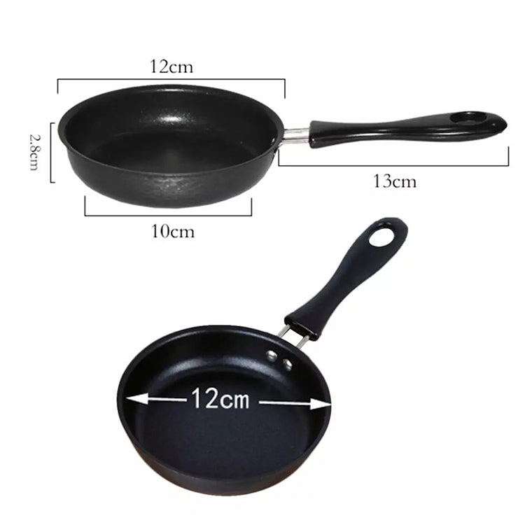Mini Egg Frying Panpure Non-Stick Flat Bottom Pan Multicooker, 12cm