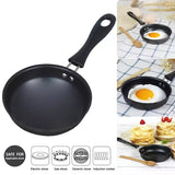 Mini Egg Frying Panpure Non-Stick Flat Bottom Pan Multicooker, 12cm