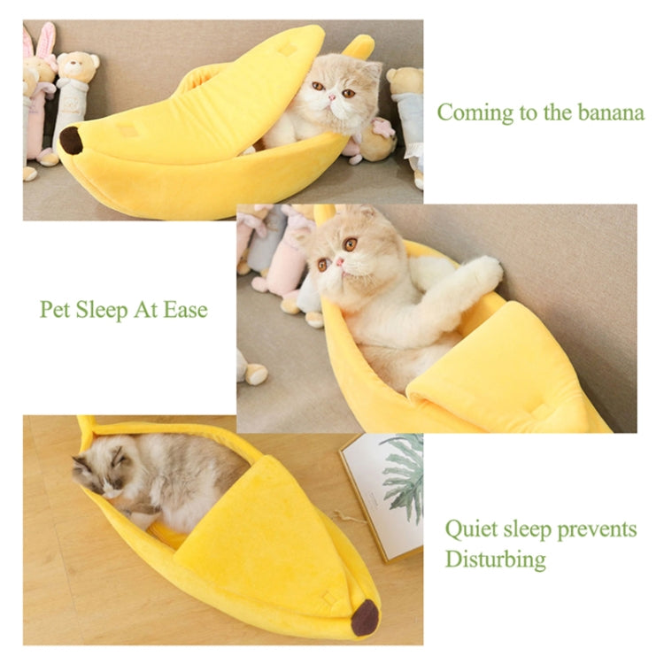 Creative Kennel Banana Shape Cat Litter Winter Warm Pet Nest, S, M, L, XL