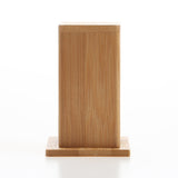 2 PCS Natural Bamboo Toothpick Box Square Restaurant Hotel Toothpick Can with Lid, Bamboo Toothpick Box