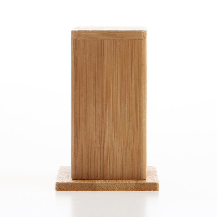 2 PCS Natural Bamboo Toothpick Box Square Restaurant Hotel Toothpick Can with Lid, Bamboo Toothpick Box