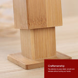 2 PCS Natural Bamboo Toothpick Box Square Restaurant Hotel Toothpick Can with Lid, Bamboo Toothpick Box