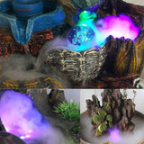 Fountain Fish Tank Ultrasonic Portable Atomizer, US Plug, Atomizer 12 Lamp Plastic, Atomizer without Lamp Metal, Atomizer without Lamp Plastic