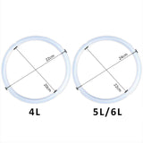 Silicone Gasket Pot Side Seal Electric Pressure Cooker Replacement Parts, Size：20x22cm, Size：22x24cm