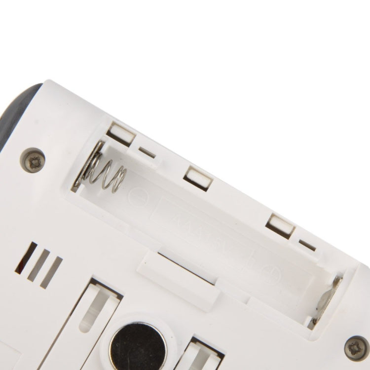 LCD Digital Thermometer Hygrometer Moisture Meter and Wired Temperature with External Sensor White, LCD Digital Thermometer