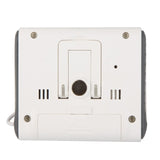 LCD Digital Thermometer Hygrometer Moisture Meter and Wired Temperature with External Sensor White, LCD Digital Thermometer