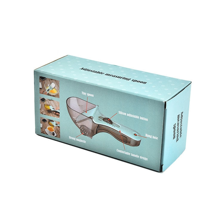 Kitchen Tool Plastic Measuring Spoon Adjustable Baking Tool Measuring Spoon, 1 Large 1 Small Set, 4 PCS Small, 3 PCS Large