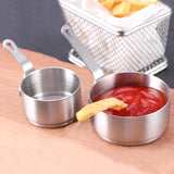 Stainless Steel Sauce Handle Mini Pot Cooking Tools, S, L