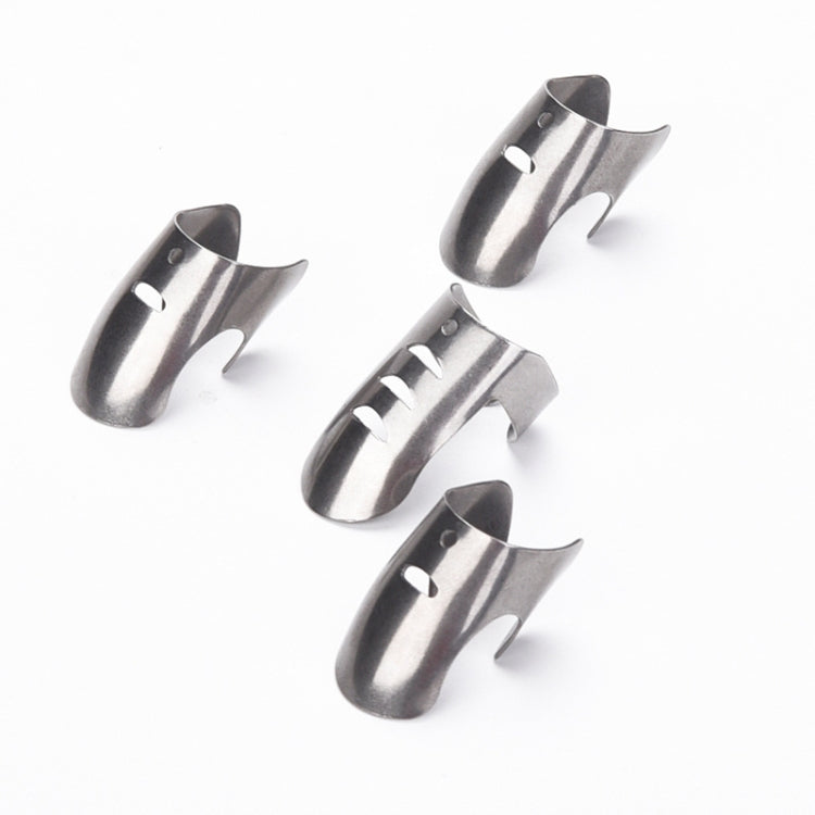 4 PCS / Set Adjustable Stainless Steel Finger Hand Guard Finger Protector Knife Slice Chop Safe Cooking Tools, 4 PCS / Set Finger Protector